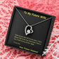 Future Wife Forever Love Necklace, Future Wife From Future Husband - Birthday | Christmas Gift  | Message Card Jewelry - Gifts 4 Your Season