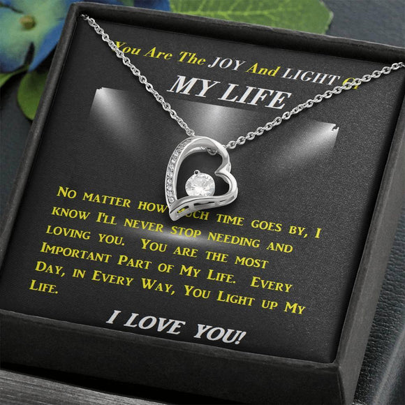 Forever Love Necklace, Gift for Her, Gift for Girlfriend, Gift for Daughter, Gift for Mother, Gift for Mom, Gift for Mamma Gift for Mum, Gift for Birthday, Gift for Christmas - Gifts 4 Your Season