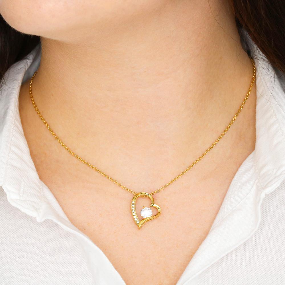Forever Love Necklace, To My Girlfriend, Necklace For Girlfriend, Girlfriend Jewelry, Girlfriend Gift, Anniversary Gift - Gifts 4 Your Season