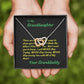 Two Hearts Interlocked, Gift To My Granddaughter, Gift For Christmas, Granddaughter Birthday, Gift From Grandpa/Grandma To Granddaughter, Graduation Gift - Gifts 4 Your Season
