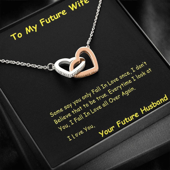 Love All Over Again, Future Wife From Future Husband - Birthday | Christmas Gift  | Message Card Jewelry - Gifts 4 Your Season