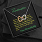 Two Hearts Interlocked, Gift To My Granddaughter, Gift For Christmas, Granddaughter Birthday, Gift From Grandpa/Grandma To Granddaughter, Graduation Gift - Gifts 4 Your Season