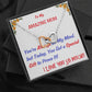 Two Embellished Hearts  Necklace | To  My Mom Gift | Mom Christmas Jewelry | Love Her Keepsake | Mom Necklace | Mom Message Card | Meaningful Cards | Best Mom Ever - Gifts 4 Your Season