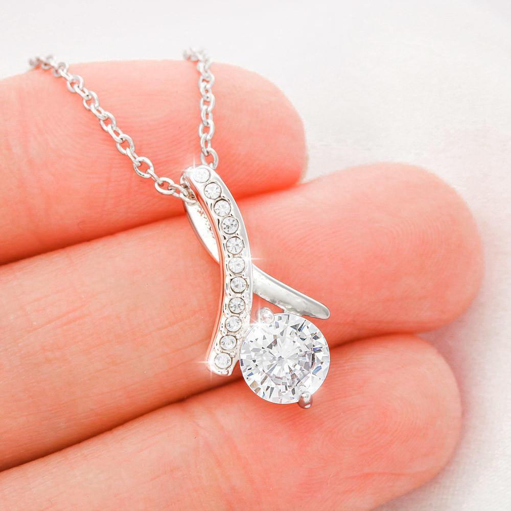 Daughter ALLURING BEAUTY Necklace, Gift from Dad, Dad Daughter Gift, Gift to Daughter - Gifts 4 Your Season