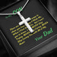 Steel Cross Necklace, Birthday Gift For Son, To My Son Cross, Present From Dad For Son Birthday Gift Ideas - Gifts 4 Your Season