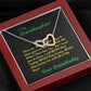 Two Hearts Interlocked, Gift To My Granddaughter, Gift For Christmas, Granddaughter Birthday, Gift From Grandpa/Grandma To Granddaughter, Graduation Gift - Gifts 4 Your Season