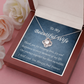 Love Knot Necklace, For Her, Wife, Future Wife, Girlfriend, w/ Message Card