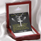 Steel Cross Necklace, Gift for Wife, Gift for Daughter, Birthday Gift For Son, To My Son Cross, Present From Mom And Dad For Son Birthday Gift Ideas - Gifts 4 Your Season