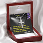 Steel Cross Necklace, Gift for Wife, Gift for Daughter, Birthday Gift For Son, To My Son Cross, Present From Mom And Dad For Son Birthday Gift Ideas - Gifts 4 Your Season