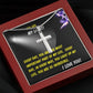 Steel Cross Necklace, Gift for Wife, Gift for Daughter, Birthday Gift For Son, To My Son Cross, Present From Mom And Dad For Son Birthday Gift Ideas - Gifts 4 Your Season